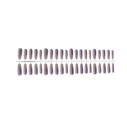 40 ultra-thin nail stickers with retro Chinese designs in frosted and glossy finishes for French manicures