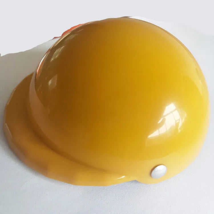 Plastic dog motorcycle cap helmet in Japanese style on a small dog