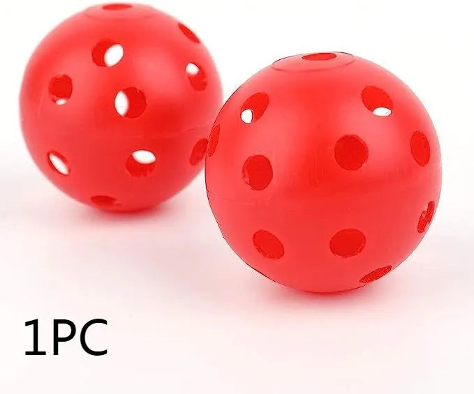 26-hole multi-colour golf practice balls in red, orange, blue, green, white, yellow with net pocket