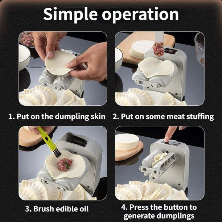 Electric Dumpling Maker Machine with automatic forming function for perfect homemade dumplings