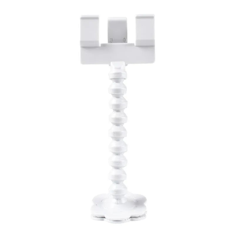 Black pet photography tool with rotating clip and phone holder for attracting pet attention during photos
