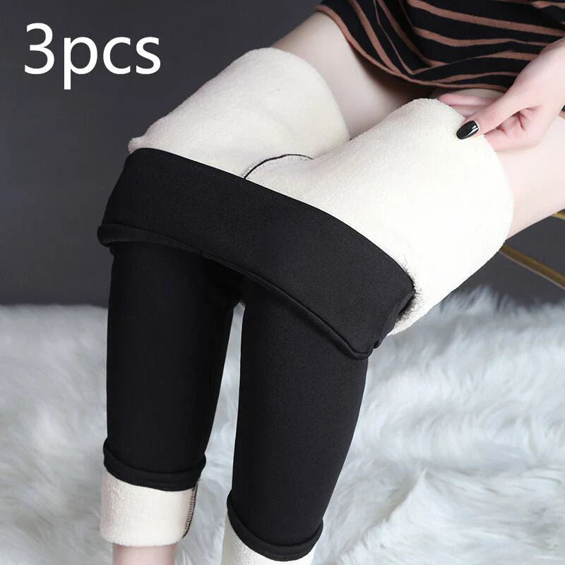 Cozy stretch leggings in a variety of stylish colors, featuring a warm, high-quality fabric blend and a flattering, high-stretch design.