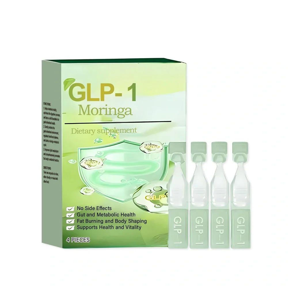 Gastrointestinal decompression care drops in 4-piece pack with dropper containing gluconic acid lactone and vitamin B1