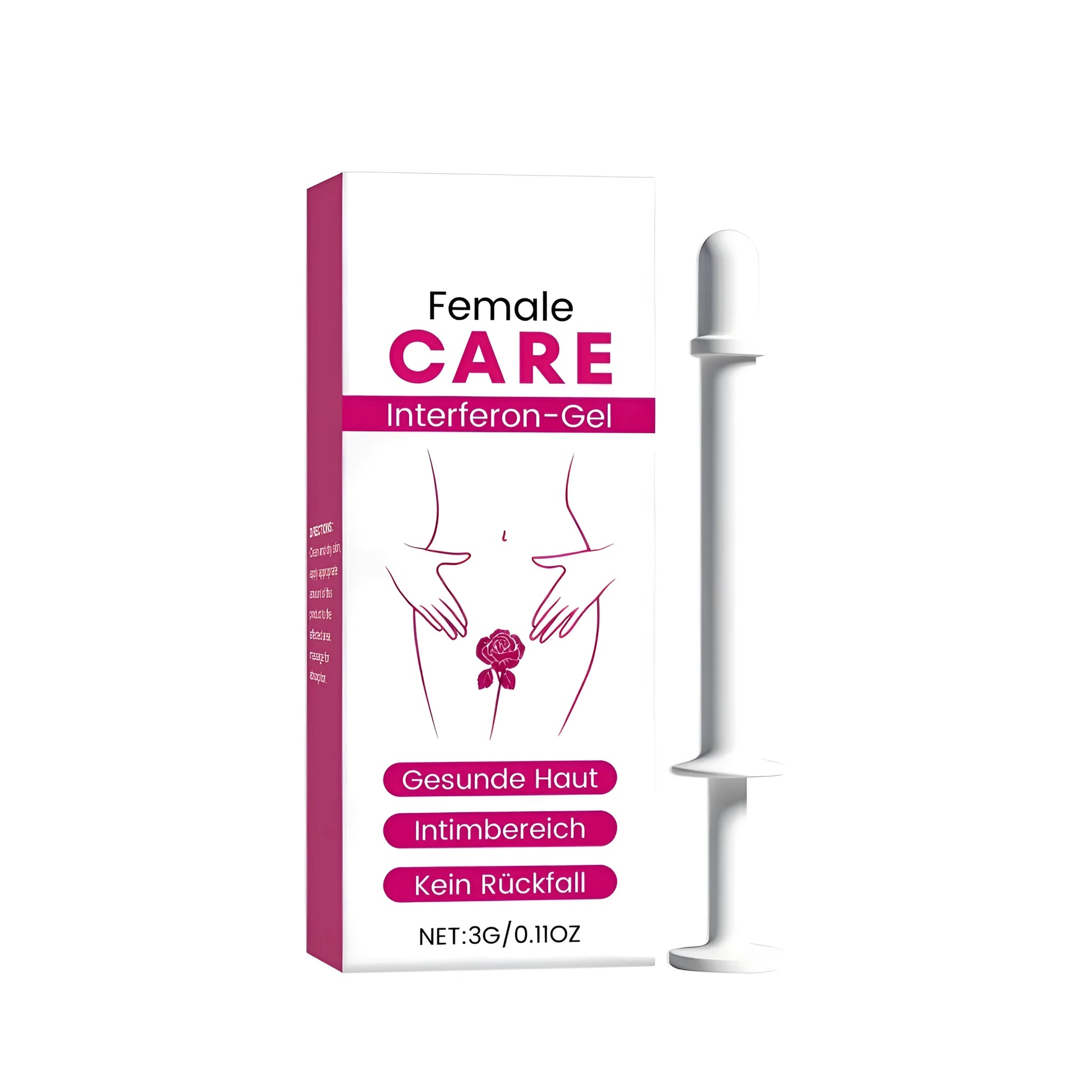 3G tube of female intimate care gel with artemisia argyi and witch hazel extracts