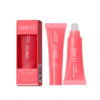 Water coagulation lip balm stick showing 7cm length and 1.5cm diameter with twist-up mechanism