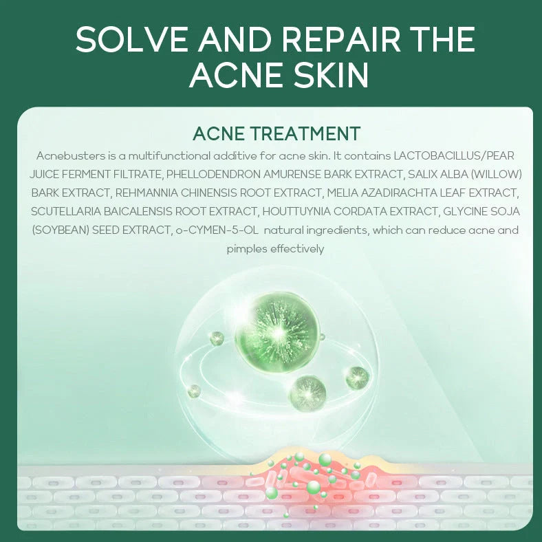 20g moisturising skincare container with acne medicine and tea tree oil formula