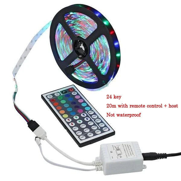 Premium RGB LED strip lights with customisable colour options and waterproof design