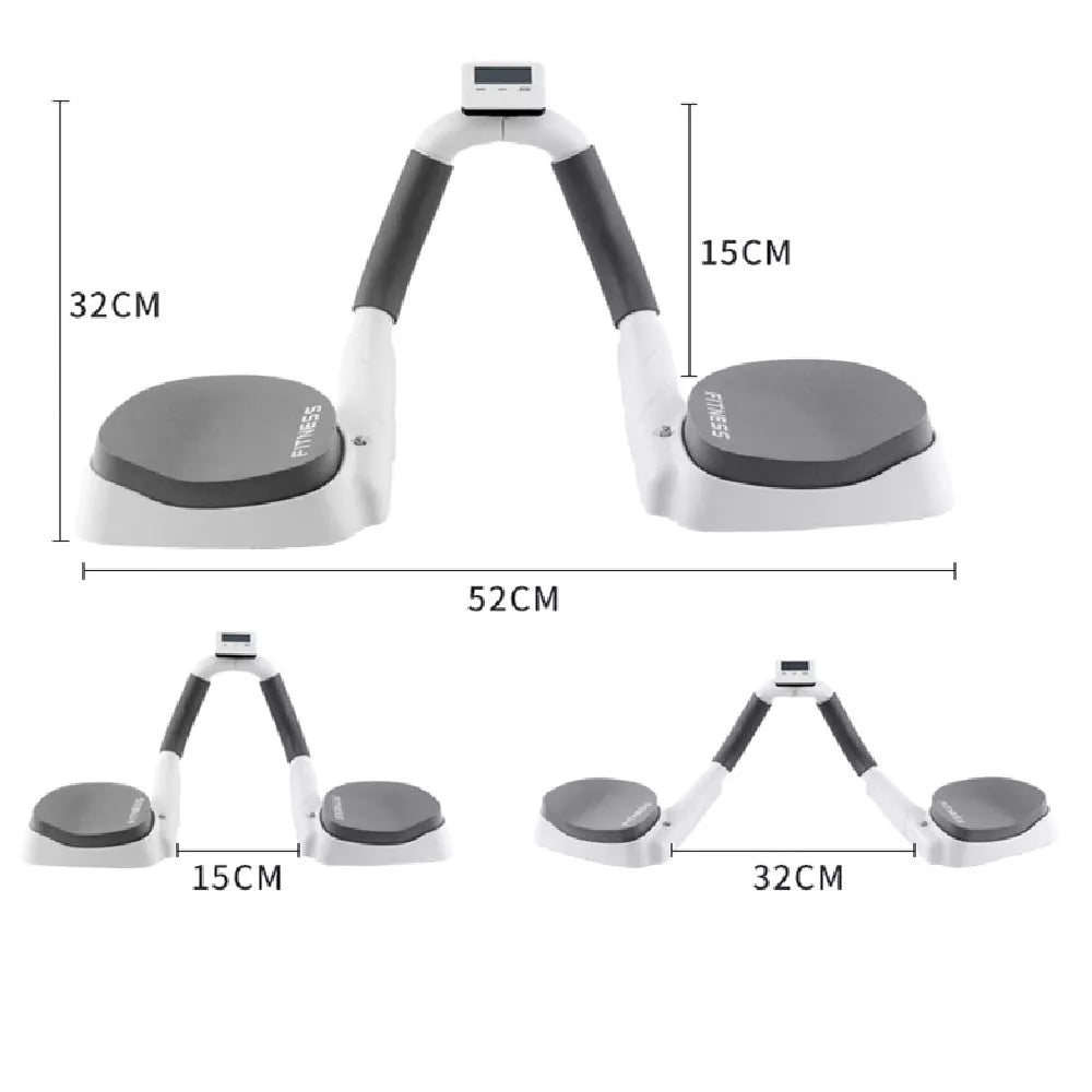 Sports Fitness Flat Support Trainer in black and white with anti-slip EVA base