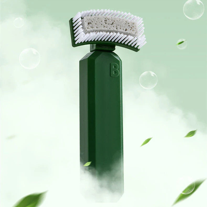 Premium multi-purpose cleaning brush with soft sponge and sturdy mesh cotton heads for versatile cleaning in kitchen, bathroom, and more