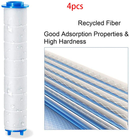 Premium multi-function shower head with rainfall and massage modes, made of durable ABS material and featuring a built-in water filter.