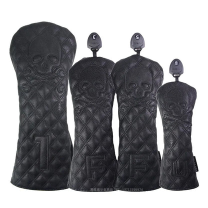 Golf waterproof protective cover for wooden poles in black and white options