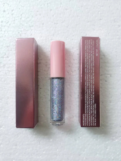 15 Colour Laser Lip Lacquer tubes showing waterproof formula with laser powder technology