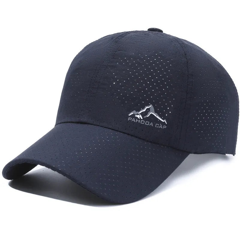 Korean style adjustable baseball cap in dome crown design with polyester fabric