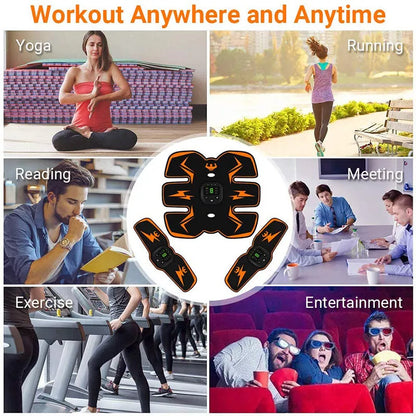Smart Rechargeable Belly Patch for weight loss and abdominal toning