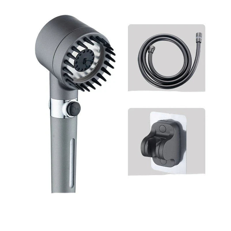 Premium multi-function shower head with rainfall and massage modes, made of durable ABS material and featuring a built-in water filter.