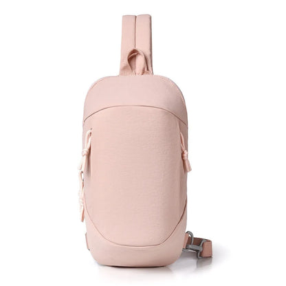 Nylon outdoor crossbody sports bag with mobile phone compartment in multiple colour options