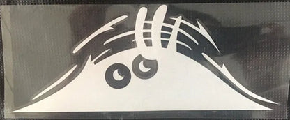 Set of four large self-adhesive body stickers showing smiley and angry face designs on skin.