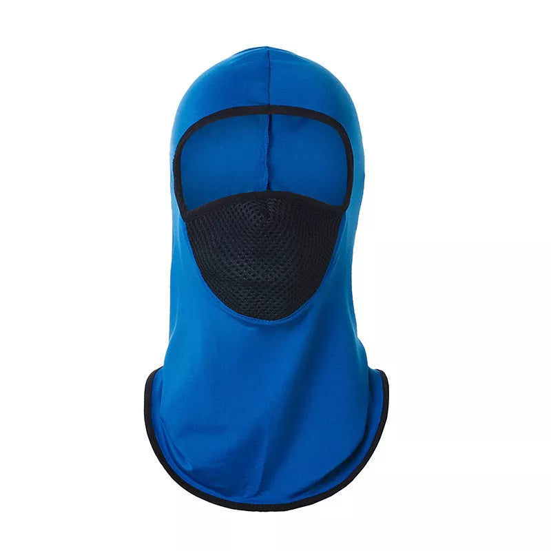 Lycra Soft Equipment Outdoor Windproof Sunscreen Hood in various colours