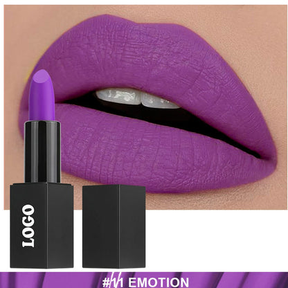 Beauty Does Not Fade waterproof matte lipstick in standard case with anti-discoloration technology