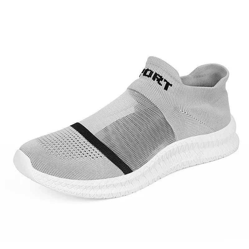 Flyknit woven socks shoes with lace closure and MD sole in multiple colour options
