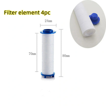 Turbo Propeller Shower Head with 360° fan extension and holder for a luxurious shower experience