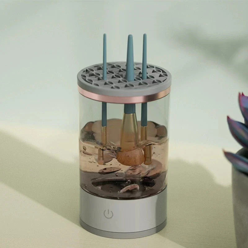 Automatic Makeup Brush Cleaner with USB Charging - Effortlessly clean your makeup brushes for flawless application