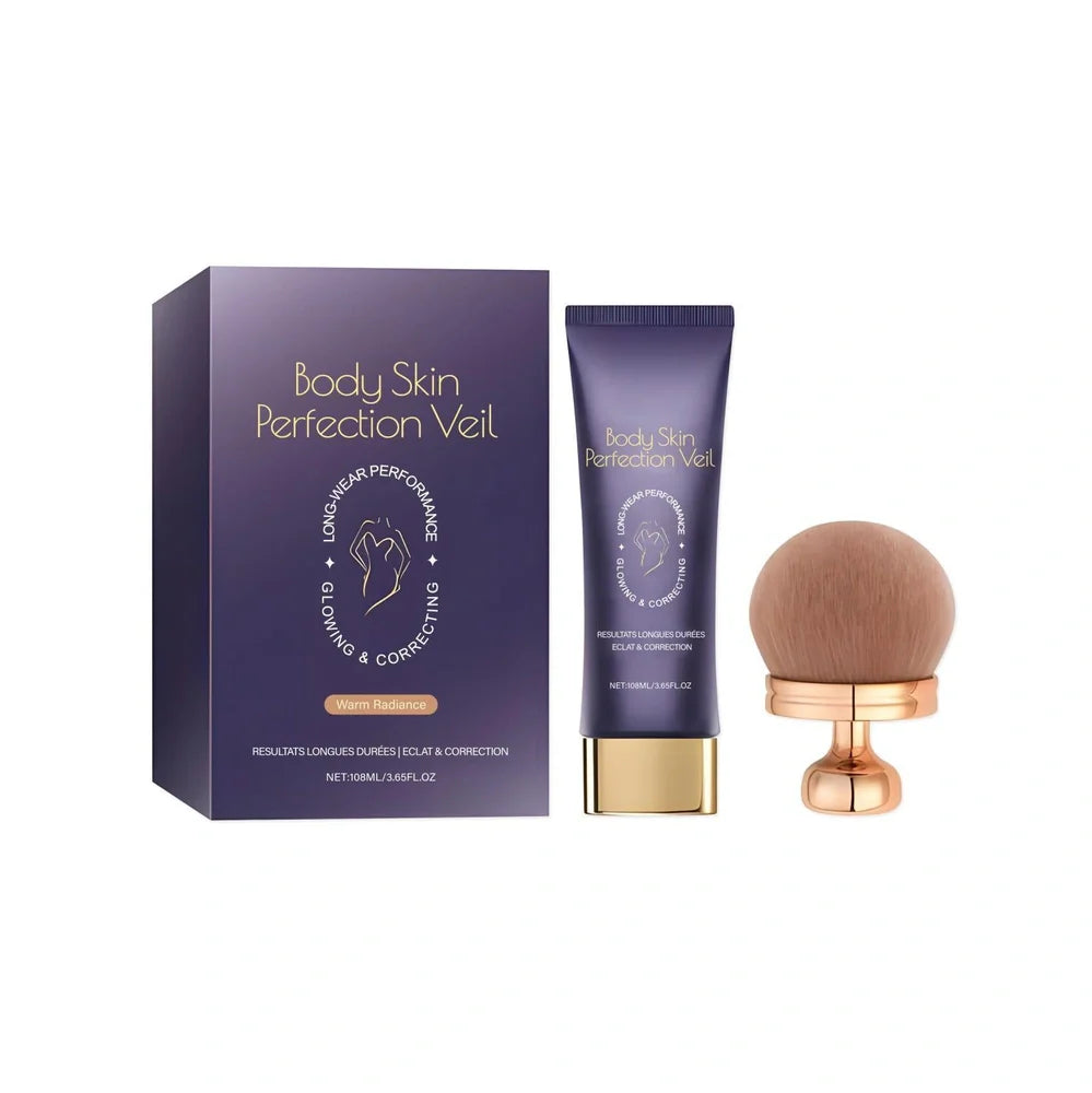 Body Concealer Repair Cream 108ml tube with makeup brush for precise application