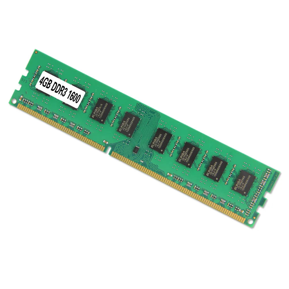 DDR3 desktop computer memory module 4GB 1600MHz single stick RAM