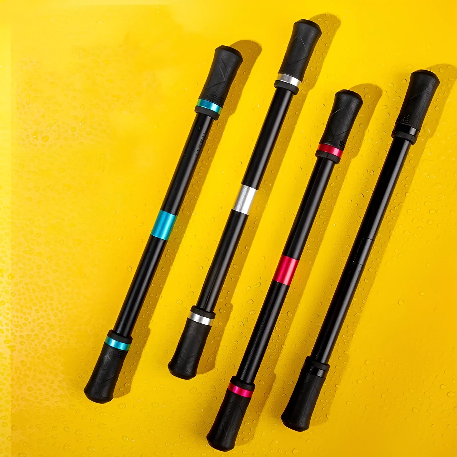 ABS plastic pen spinning training tool for finger flexibility exercises in various colour options