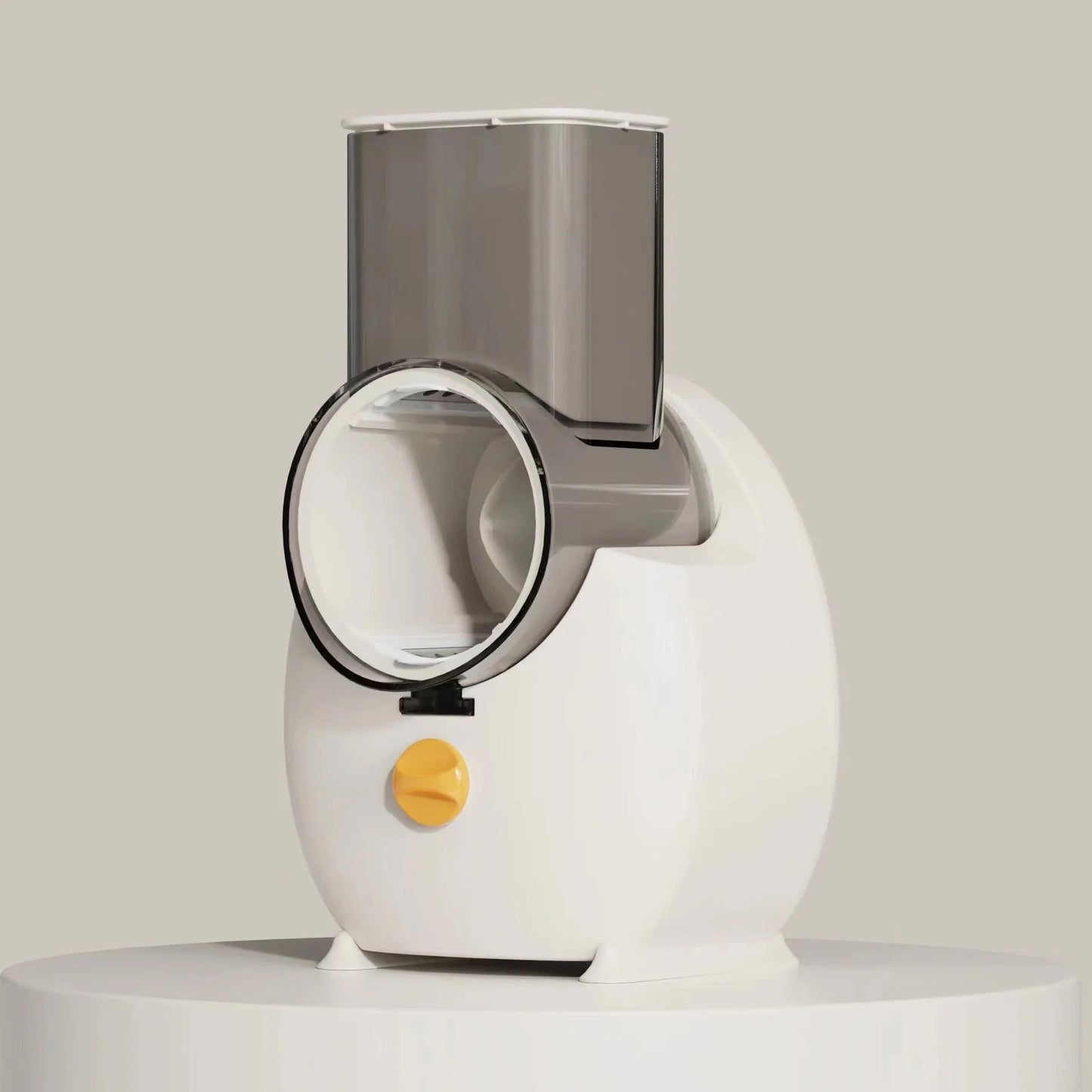 Electric Vegetable Slicer with Powerful Suction Base for Rapid Slicing, Chopping, and Shredding of Fresh Produce