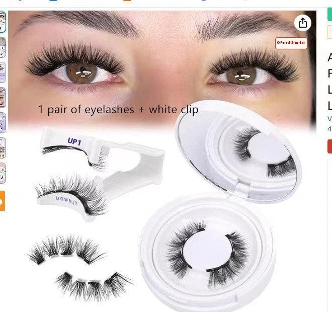 Luxurious magnetic mink false eyelashes for easy application and a glamorous look.