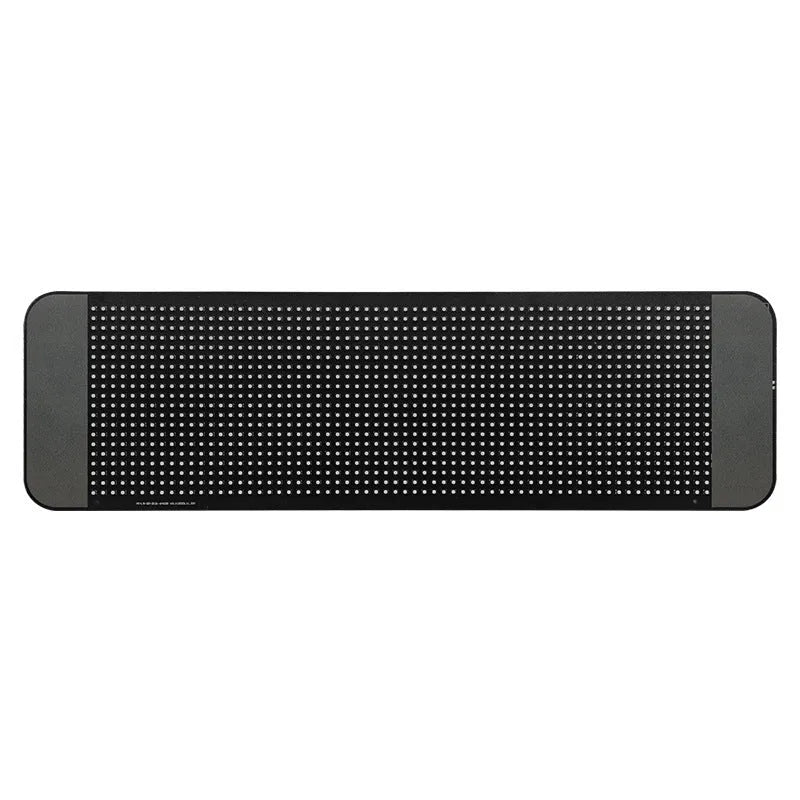 Remote Control LED Display Screen with Bluetooth Voice Control Full Colour Digital Signage 102mm x 384mm HD Brightness 20x64 Pixel Resolution 2.75mm Pixel Pitch USB Powered with 3M Adhesive Mounting