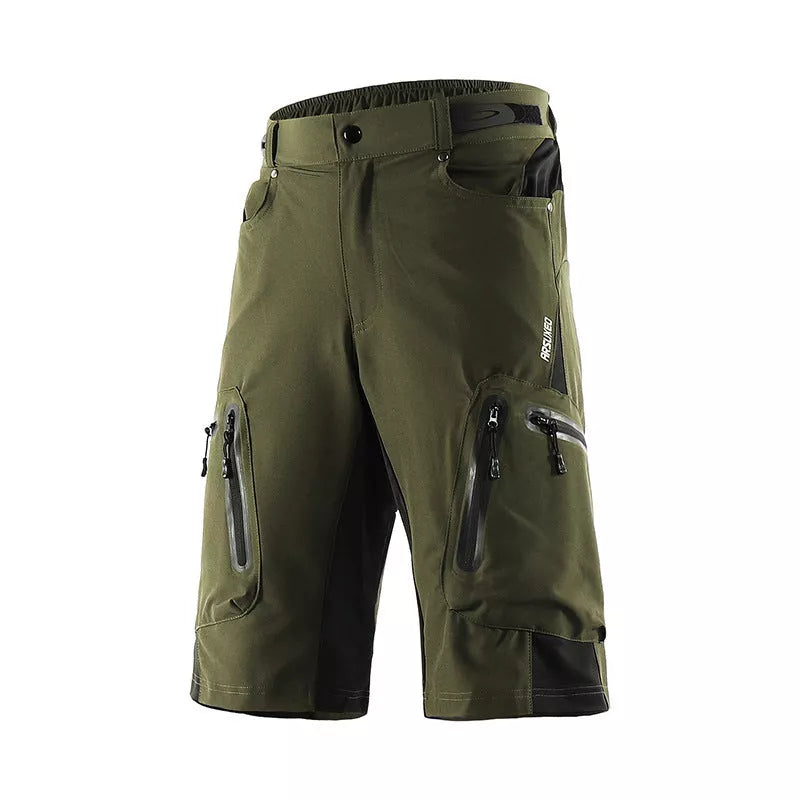 Men's MTB Cycling Shorts in navy blue with five-point design for off-road biking