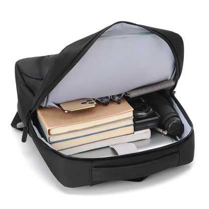Waterproof Oxford cloth business backpack with curved belt system in solid colour design