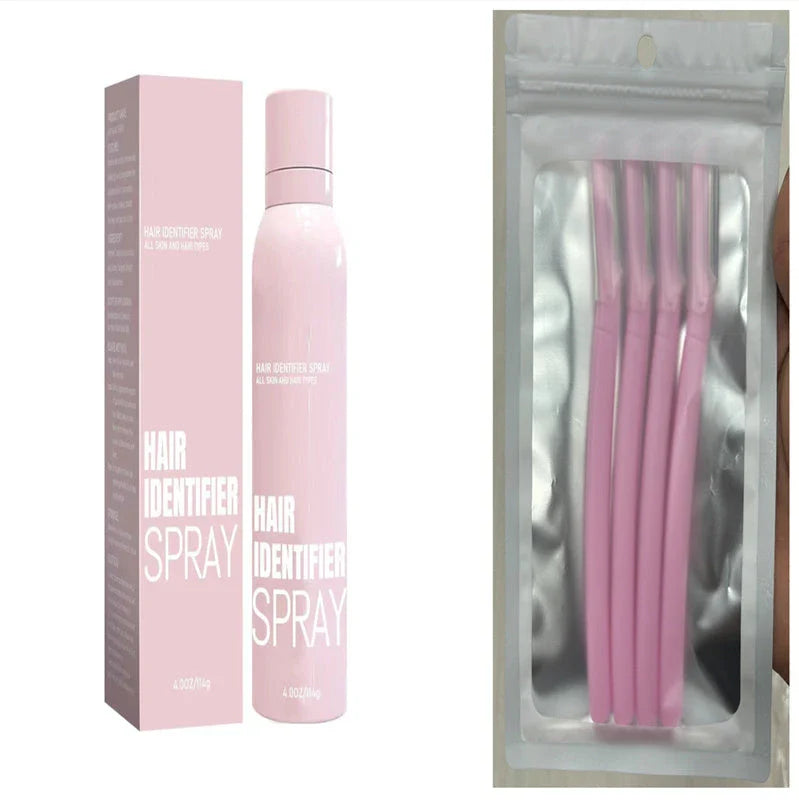 Facial Hair Removal Spray with Botanical Extracts for Smooth, Radiant Skin