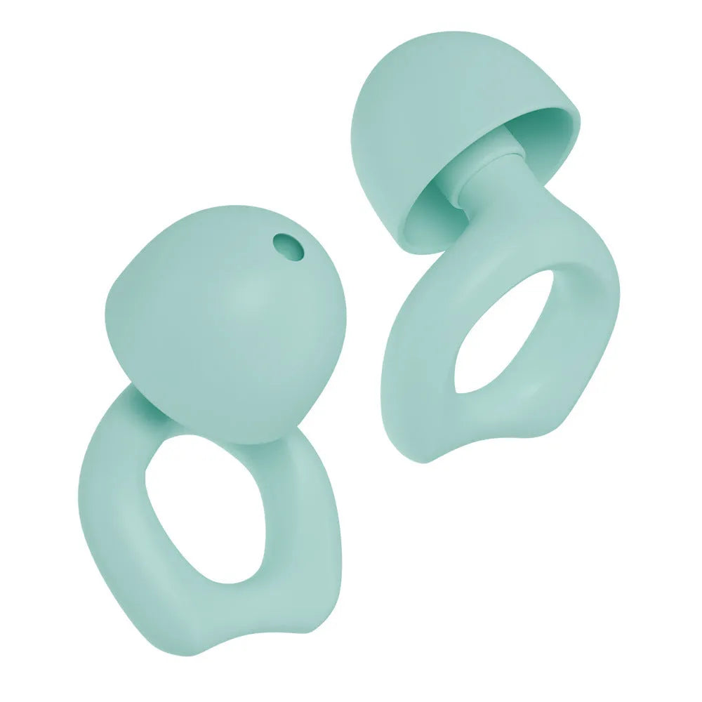 Silicone soundproof earplugs in five colour options with OPP packaging