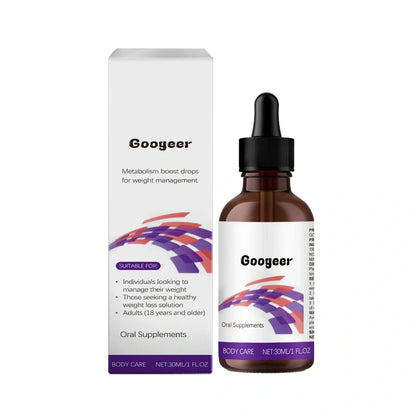 Googeer Oral Supplements Body Treatment 30ml bottle with precision dispenser for controlled application
