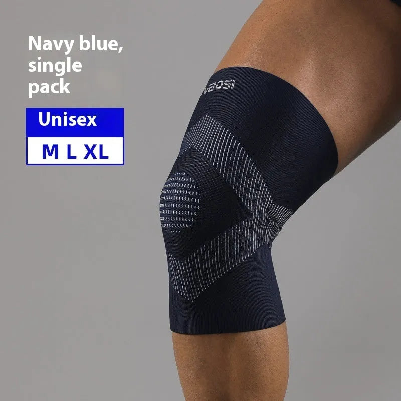 Adult sports knee pad in polyester fibre, available in sizes M, L and XL and six colours