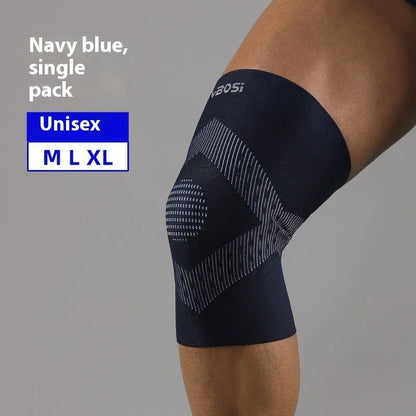 Adult sports knee pad in polyester fibre, available in sizes M, L and XL and six colours