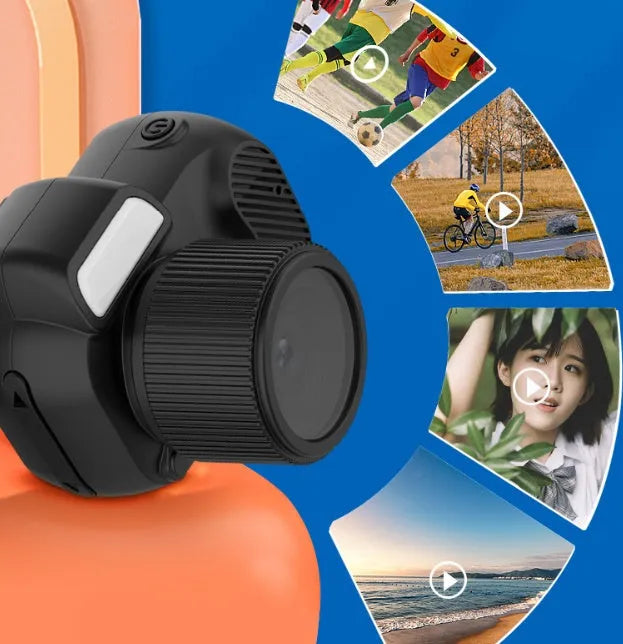 Black Y3000 HD outdoor sports camera with 0.96-inch display screen shown on a textured surface.