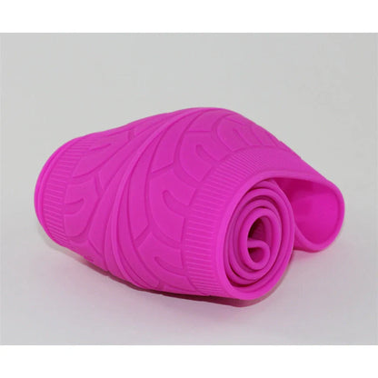 Anjiemei Silicone Steering Wheel Cover in various colours with crocodile pattern design