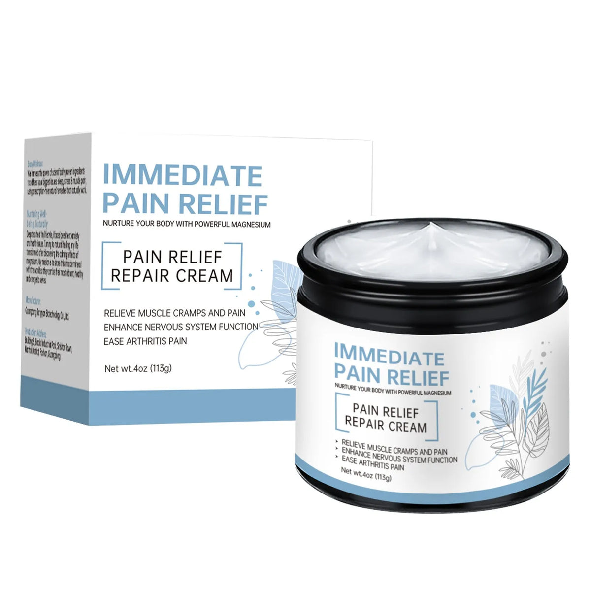 30g tube of magnesium neck cream for muscle and joint pain relief