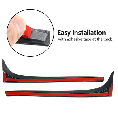 Volkswagen Golf 7 MK7 black rear window spoiler wing with adhesive tape