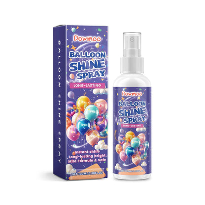 100ml aerosol can of shiny lustre spray for coating latex and foil balloon surfaces.