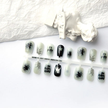 Wansheng YT2 nail stickers in short ladder and long ladder shapes with glossy or frosted sealing layer, 40 pieces per set