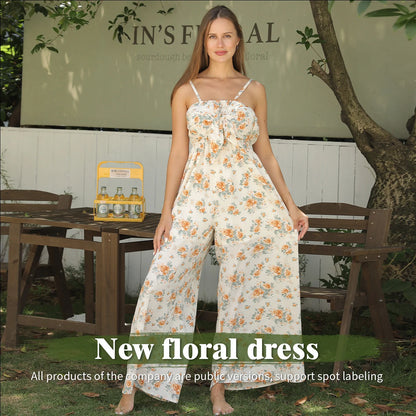 Elegant printed dresses in white colour, featuring various floral and geometric patterns, suitable for British women's fashion