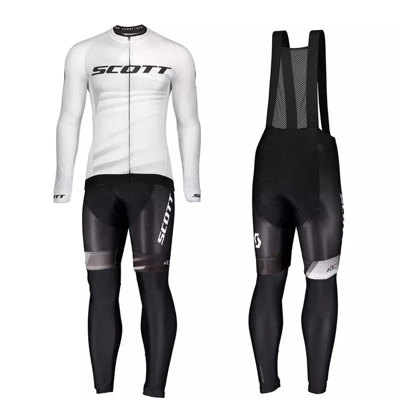 Men's breathable shortsleeved bib cycling jersey suit in various colours for summer rides