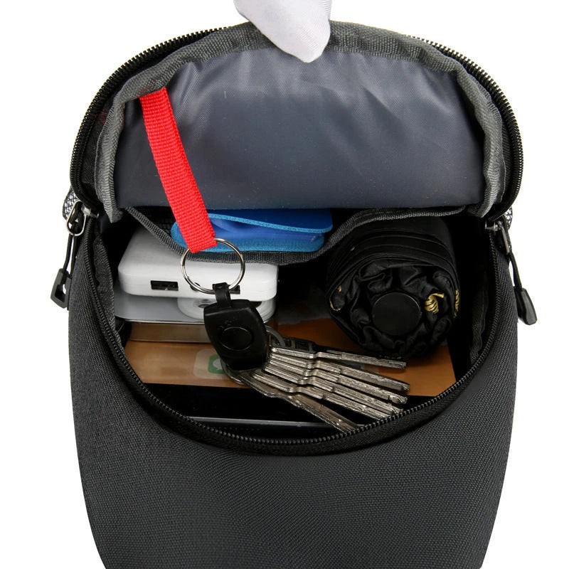Rugged canvas crossbody bag for men in various colors, featuring a spacious main compartment, adjustable shoulder strap, and multiple pockets for organized storage.