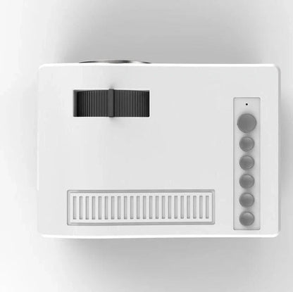 Compact Portable LED Projector with multiple input options and high brightness