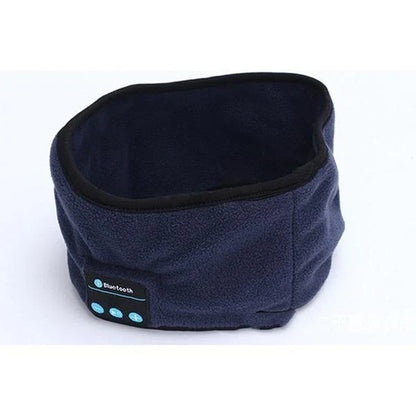 Wireless Bluetooth headband in multiple colours, featuring knitted fabric, built-in microphone and long-lasting battery for outdoor fitness and yoga activities.